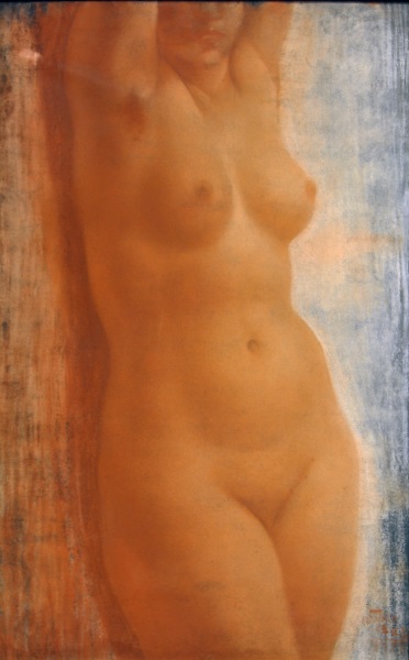 Arturo Dazzi, Nudo di donna, 1926, tecnica mista su cartoncino Arturo Dazzi, Nudo di donna, 1926, tecnica mista su cartoncino