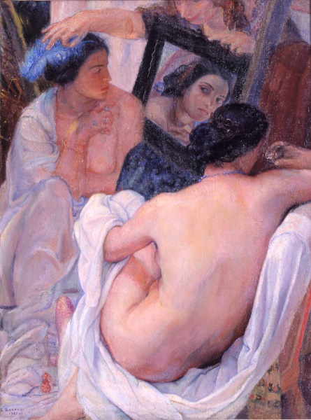 Ferruccio Ferrazzi, Frammento di composizione, 1920-1921, olio su tela Ferruccio Ferrazzi, Frammento di composizione, 1920-1921, olio su tela