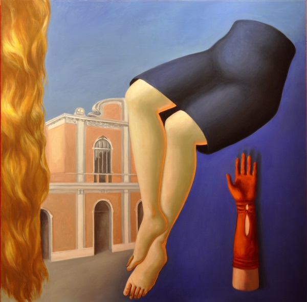Paola Gandolfi, Ambra Jovinelli, 2000, olio su tela, legno Paola Gandolfi, Ambra Jovinelli, 2000, olio su tela, legno