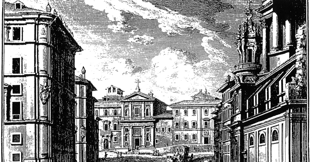 Giuseppe Vasi, Chiesa e Monastero di San Giuseppe a Capo le Case, 1761, acquaforte