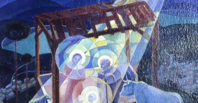 Gerardo Dottori (Perugia 1884 – 1977) La Natività, 1930 Olio su tela, cm 62,5x47,5 Inv. AM 777