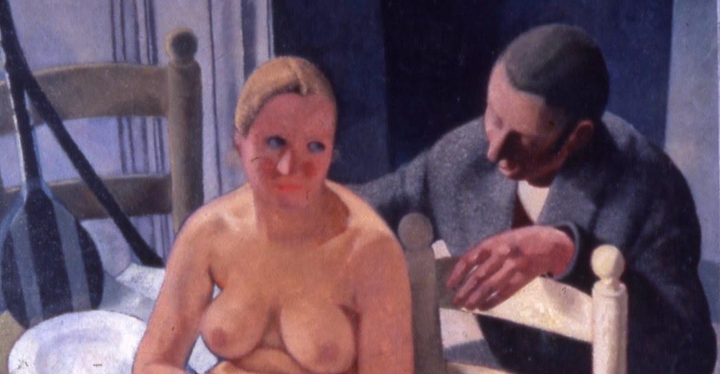 Felice Casorati, Susanna, 1929, olio su tela_particolare