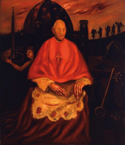 Scipione, Il cardinal Decano, 1930, olio su tavola 