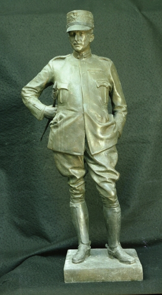 Ettore Ximenes, Il generale Diaz, 1915-1918, bronzo, h 58,5 cm 