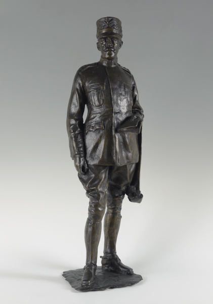 Ettore Ximenes, Il generale Porro, 1915-1918, bronzo, h 55 cm 