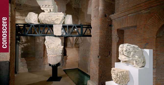 Ricomposizione dell'ordine dei portici del Foro di Augusto Ricomposizione dell'ordine dei portici del Foro di Augusto