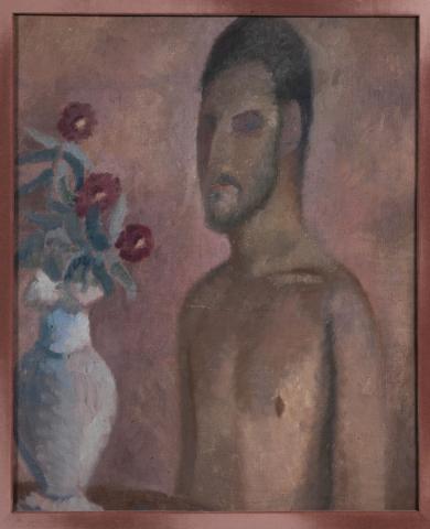 Carlo Levi, Autoritratto (Autoritratto in rosa), 1927, olio su tela, 60x49 cm © Collezione Angelina De Lipsis Spallone