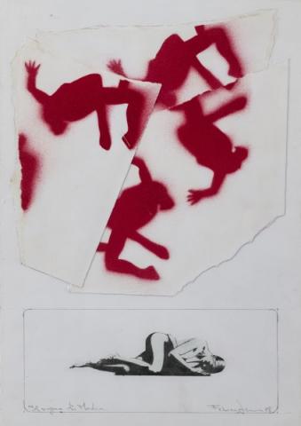 Felice Levini, Il sogno di Medea, 2008, 42x32 cm