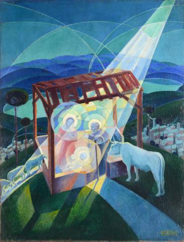 Gerardo Dottori, La Nativita, 1930